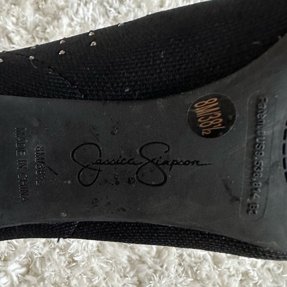 Jessica Simpson Sparkly Sock Boots - Picture 4 of 4